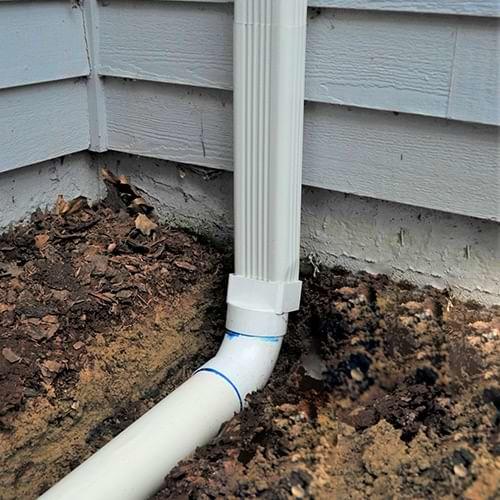 Klaus Roofing Systems of Western New York LLC. installs gutter downspout extensions in Niagara Falls, Buffalo, Clarence